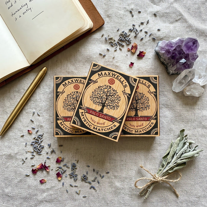 Ethically Harvested Palo Santo Matches - Maxwell's Mystic Matches