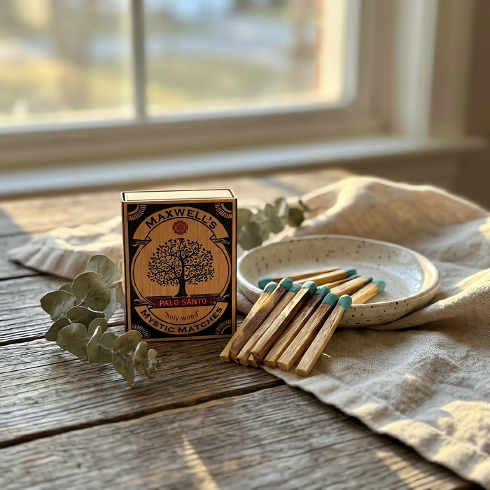 Ethically Harvested Palo Santo Matches - Maxwell's Mystic Matches